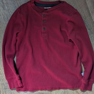 Burgundy Tommy Bahama Kids Henley Shirt